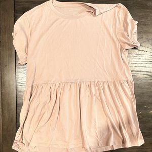 Pink American Eagle flowy shirt
